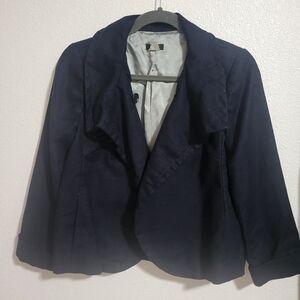 JCREW linen and cotton blend jacket size 8P